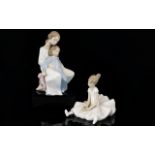 Nao by Lladro Hand Painted Porcelain Fig