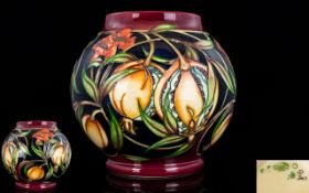 Moorcroft Tube lined Modern Bulbous / Gl