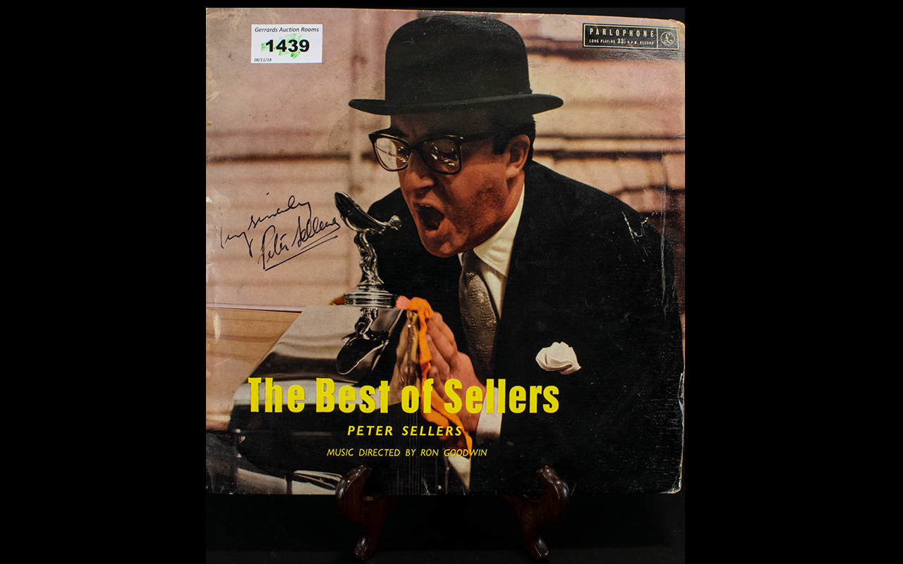 Peter Sellers Autograph on 'Best of Sellers' LP Record Sleeve. Record included inside sleeve.