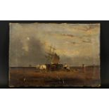 Continental 18th/Early 19th Century Oil On Canvas Nailed to stretcher, unsigned,