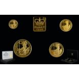 Royal Mint United Kingdom Ltd and Numbered Edition Britannia Gold Proof Collection - Date 1994 ( 4