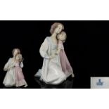 Lladro Porcelain Figurine ' Good Night ' Model No 5449. Issued 1987 - Retired. Height 8.