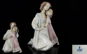 Lladro Porcelain Figurine ' Good Night ' Model No 5449. Issued 1987 - Retired. Height 8.