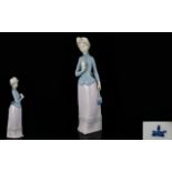 Lladro Porcelain Figurine ' Miss Teresa ' Model No 4999. Issued 1978 - 1983. Height 12.