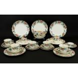 Royal Cauldron Victoria Serveware Approx 30 pieces in total to include cake plates, side plates,