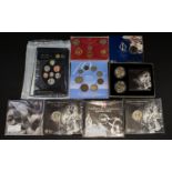 Royal Mint Issued Collection of Coin Sets and Single Coin Sets ( 9 ) Nine Sets In Total. Comprises
