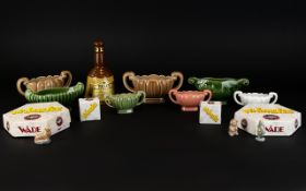 A Small Mixed Group Of Mostly Wade Ceramic Items To include two Wade card boxes containing whimsies,