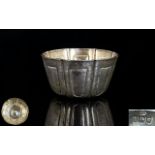 William Comyns & Sons Sterling Silver Arts And Crafts Planished Bowl With planished finish,