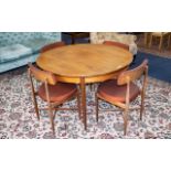 G Plan Circular Table & Chairs.