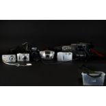 Camera Interest - A Collection Of Cameras To Include A Minolta Dynax 5000i Camera, Digital