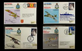 RAF Squadron Series, total covers 52, reference numbers RAF1-RAF40, RAF (SP1) - RAF (SP11), dated