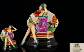 Peggy Davies - Ltd and Numbered Edition Ceramic Hand Painted Sculpture ' Putting on The Ritz '