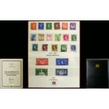 The Queen Elizabeth II Accession and Coronation Stamp Collection. 1952 - 1954 Wilding Definitive's