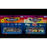 Galoob Micro Machines Two Blister Packs WWII Fighter Planes Collection And Convertible Collection