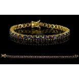 Northern Lights Mystic Topaz Tennis Bracelet, 21cts of the pinkish purple to green Northern Lights