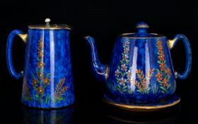 Early 20th Century Teapot Hot Water Jug And Teapot Stand,