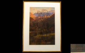 William Mitcheson Timlin (British/South African 1892 -1943) Untitled Chalk Pastel Landscape On