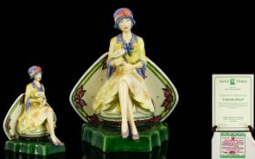 Kevin Francis Ltd and Numbered Edition Handmade and Hand Painted Ceramic Figure ' Charlotte Rhead '