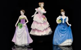 Three Royal Doulton Figures each in very good condition, each marked to base.