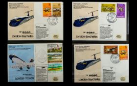British Aviation Series, 10 covers in total, reference Issue 1- Issue 7, dated 1971-1973. Set