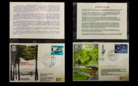 RAF Escaping Society Series, 38 covers in total, Reference numbers ESSC1-ESSC38, dated 1971-1985.