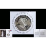 Royal Mint - The Diamond Wedding Anniversary Silver Coin Commemorative Cover - Ltd Edition of Only