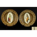 Two Royal Doulton Series Ware Plates, D3428 Old English Sayings, Joys Shared With Others,