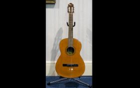 Goya Acoustic Guitar - Goya Model 4 Classical Spanish Acoustic Guitar. Comes With Stand.