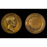 Abraham Lincoln Interest 1865 Proof like, chocolate brown Lincoln Presidential medal,