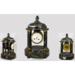 Vincenti & Cie 19th Century Portico Clock Movement marked 'Vincenti & cie,