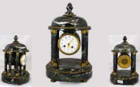 Vincenti & Cie 19th Century Portico Clock Movement marked 'Vincenti & cie,