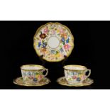 Hammersley Queen Anne Pattern superb quality hand painted Queen Anne pattern with Acid Gold