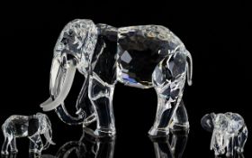 Swarovski Crystal SCS Annual Limited Edition 1993 Figure 'Inspiration Africa' The Elephant Designed