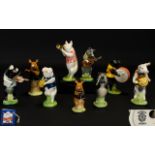 Beswick Hand Painted Ceramic Pig Band (Complete),