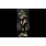 A Contemporary Heredities Bronzed Figure Group In the form of 'The Lovers' / Adam and Eve,