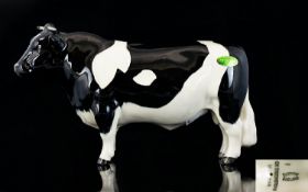 Beswick Cow Figure ' Friesian Bull ' Coddington Hilt Bar. Model 1439A. Designer A. Gredington.