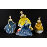 A Collection Of Four Royal Doulton Figures To include HN2271 'Melanie' HN2429 'Elyse',