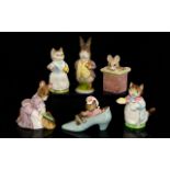 Beswick Beatrix Potter Collection of Figures ( 6 ) Figures In Total.