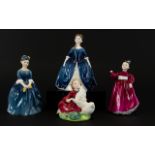 A Collection Of Four Royal Doulton Figures To include HN2385 'Debbie' HN2341 'Cherie',
