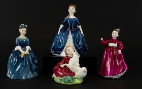 A Collection Of Four Royal Doulton Figures To include HN2385 'Debbie' HN2341 'Cherie',