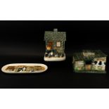 James Herriot's Country Kitchen Pottery Comprises Cheese Dish,