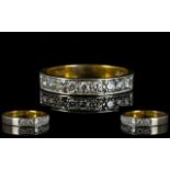 18ct Gold Attractive Half-Eternity Diamo