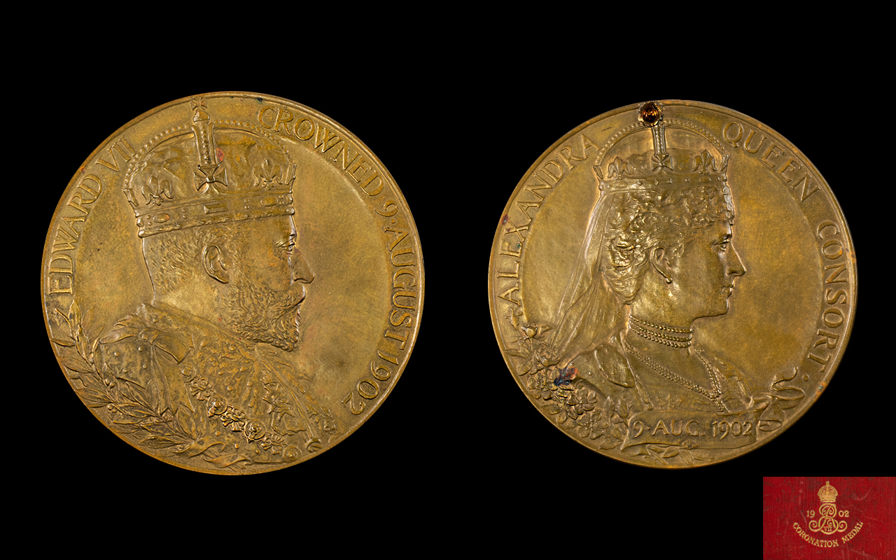 Edward VII & Queen Alexandra Period Bron