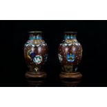 A Pair of 4.1/4 Inches High Oriental Clo