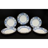 Set of 'Cauldon' England Soup Bowls comp