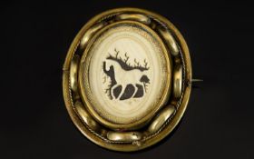 Equestrian Interest A Victorian Ivory An