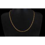 9ct Gold - Contemporary Fancy Link Neckl