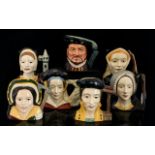 Royal Doulton Limited and Numbered Edition Small Handpainted Character Jugs (7) in total. .