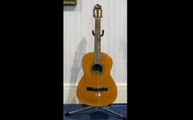 Goya Acoustic Guitar - Goya Model 4 Classical Spanish Acoustic Guitar. Comes With Stand.