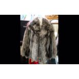 Fox Fur Ladies Jacket label to interior reads 'Furs by Stephen', fully lined in polysatin,